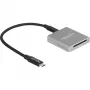 Lettore di schede DeLOCK 91006 grigio SD USB Type-C 10000 Mbit/s