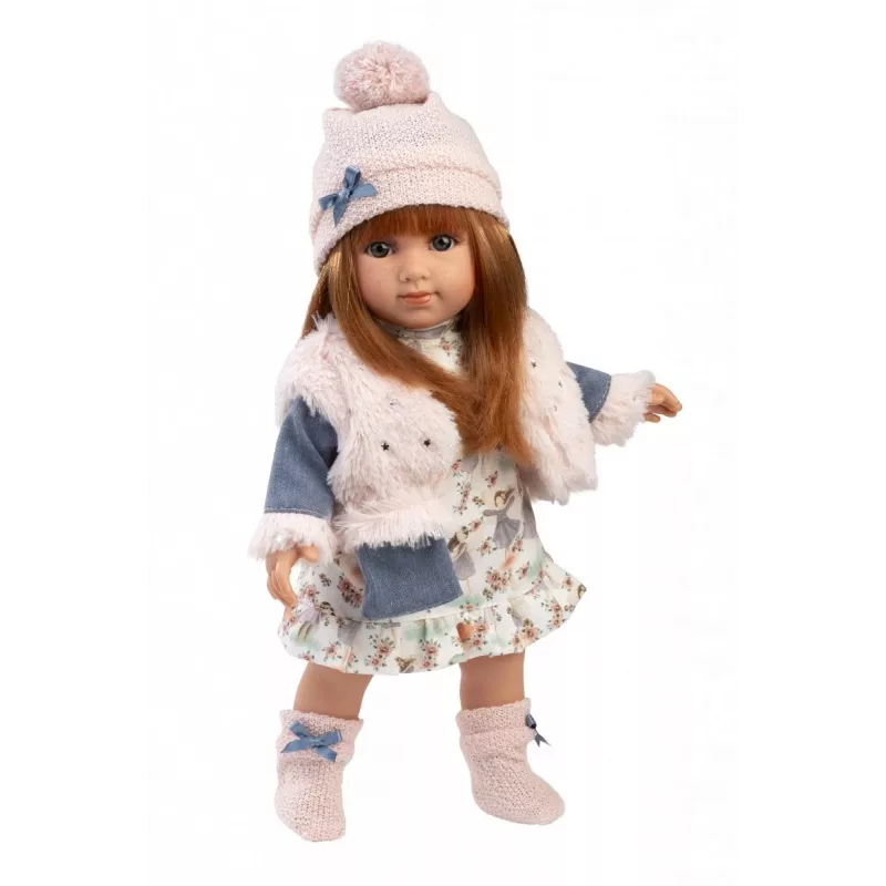 Bambola Llorens Nicole 35 cm – tratti realistici, corpo morbido, bambola neonato
