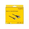 DeLOCK Adattatore USB 2.0 Type-A a seriale RS-232 D-Sub 9 poli connettore maschio 1,5 m