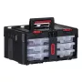 Cassetta per utensili KETER Stack'N'Roll (17210831/253380) con 3 organizer nero