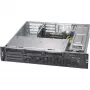 Super Micro Supermicro SC825M BTQC-R802WB - Rack - rack-mountable - 2U - ATX esteso - SATA/SAS - Hot-Swap 800 Watt - nero (CSE-825MBTQC-R802WB)