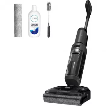 Aspirapolvere a bastone a batteria Tineco S6 Stretch Extreme pulizia a secco e umido senza sacchetto 20000 Pa 220 W 78 dB nero grigio impugnatura ad anello
