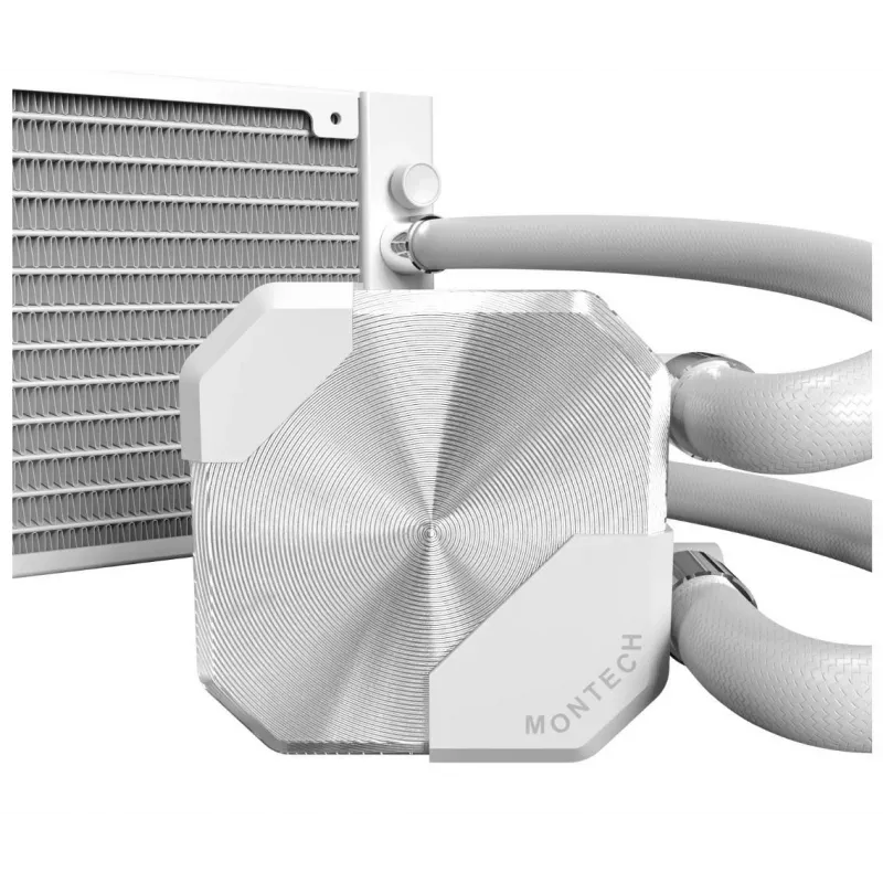 Montech HyperFlow Silent 240 dissipatore liquido all-in-one per processore 12 cm bianco 1 pz.