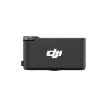 Ricevitore microfono DJI Mic 3 supporto per fotocamera nero – a batteria, include cavo audio da 3,5 mm e cavo USB