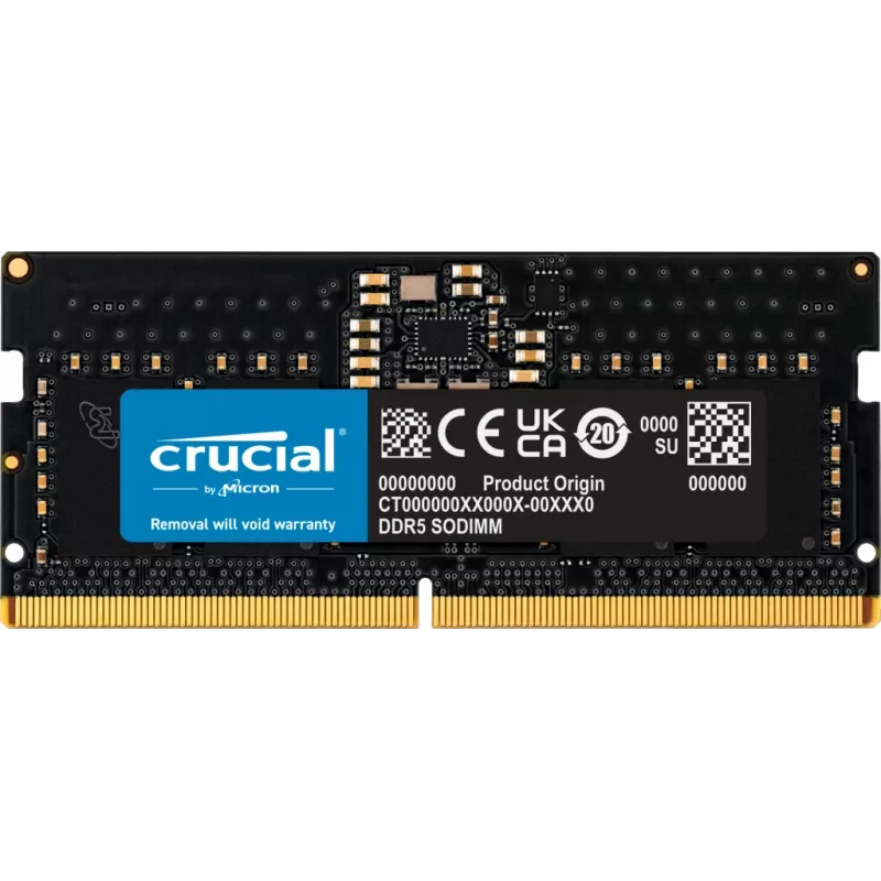 Crucial 8GB 1x8GB DDR5-5600 CL 46 SO-DIMM RAM memoria per notebook - 8 GB - DDR