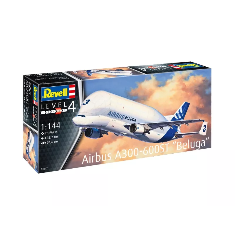 Revell scala 1/144 Airbus A300-600 pc(s) Beluga kit di montaggio