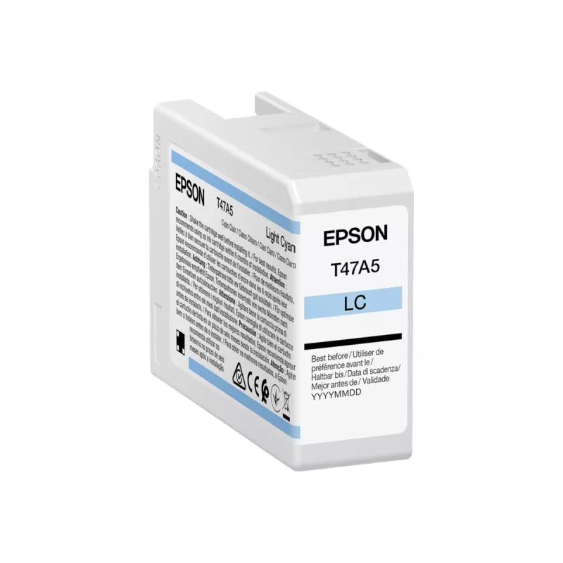 Cartuccia d'inchiostro Epson UltraChrome Pro 10 T47A5 ciano (originale, ciano chiaro)