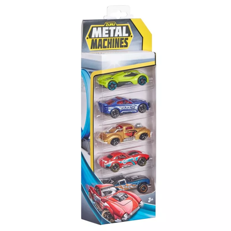 Zuru Metal Machines auto in metallo pressofuso (5 pz) 1:64, serie 2, assortite