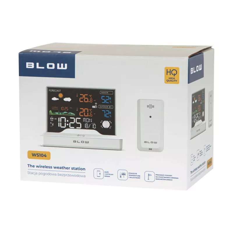 Stazione meteo wireless BLOW WS104 bianca