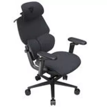Sedia da gaming thunder x3 FLEX Pro Fabric grigio — sedia girevole ergonomica, braccioli regolabili e inclinazione
