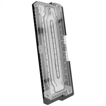 Piastra di distribuzione frontale per raffreddamento a liquido PC personalizzato, Singularity Spectre 2.0 Elite – supporto frontale per reservoir/flussometro (SC-SPECTRE-ELITE-FRONT-BK)