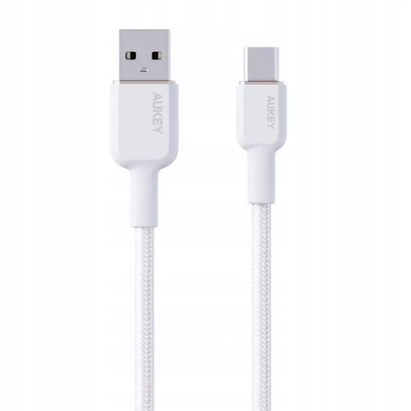 Cavo in nylon AUKEY CB-NAC1 bianco USB-C a USB-A