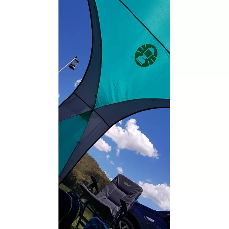 Event Dome Shelter L, 3,65 x 3,65m, gazebo azzurro/grigio