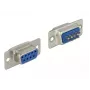 Connettore per cavi DeLOCK 65882 Sub-D 9 poli blu argento
