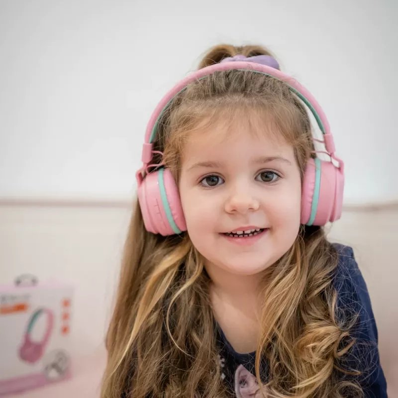 Cuffie Tellur Buddy Bluetooth over-ear rosa