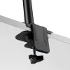 Maclean MC-929 piastra di rinforzo per piano scrivania per supporti da scrivania per monitor, nero