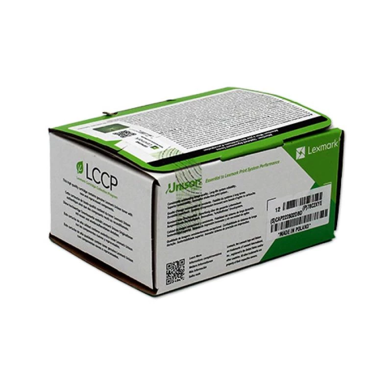Lexmark 78C2XYE cartuccia toner 1 pezzo originale giallo
