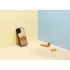 Custodia protettiva Man and Wood per iPhone 12 mini — Terra nero