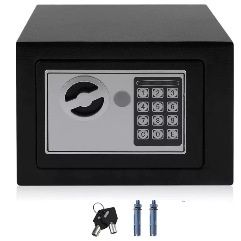 Cassaforte elettronica Extralink Home S-406 con codice digitale e chiavi
