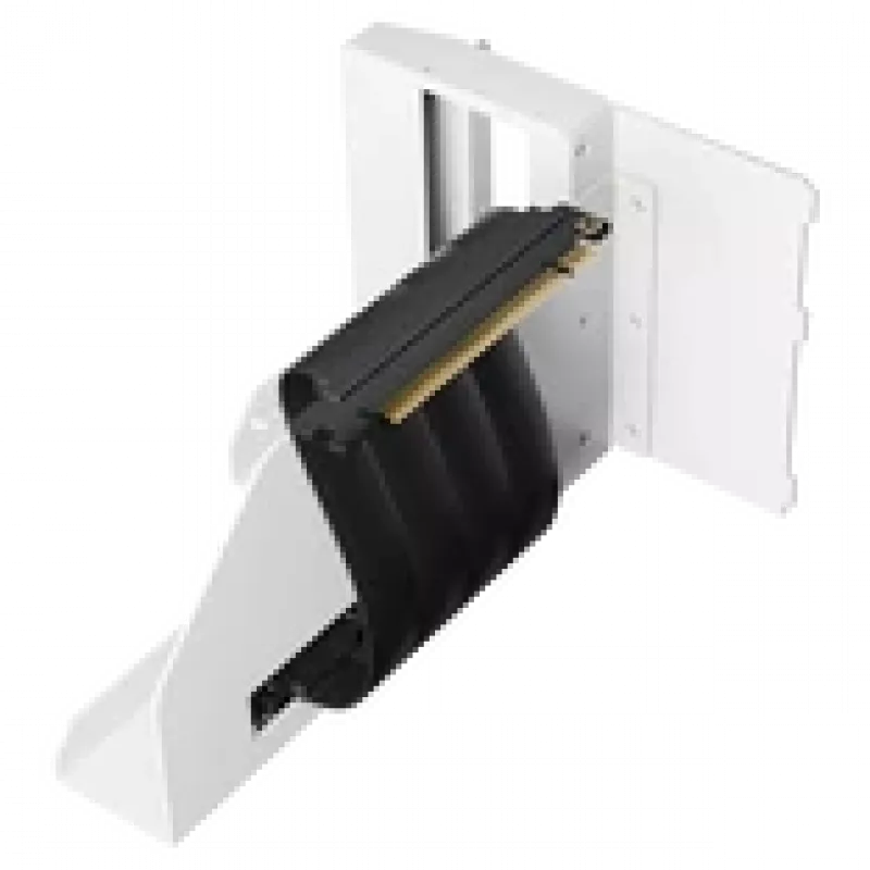 APNX kit di montaggio verticale GPU GAZU-1045 bianco — supporto verticale GPU per case PC, finitura bianca