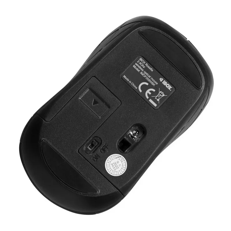 iBOX Rosella i009W IMOF009WBL mouse ottico wireless, 3 pulsanti, 800–1600 DPI, blu