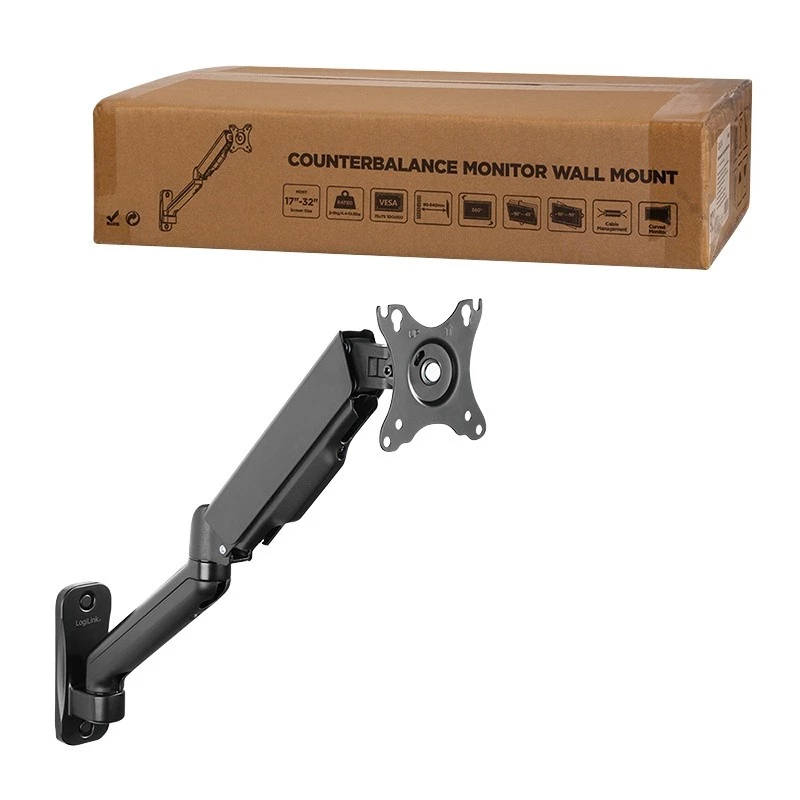 Supporto per monitor LogiLink BP0145 32 pollici a parete nero