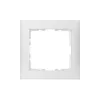 Placca a parete / copertura interruttore berker 10119909, bianco plastica, senza viti, unità singola
