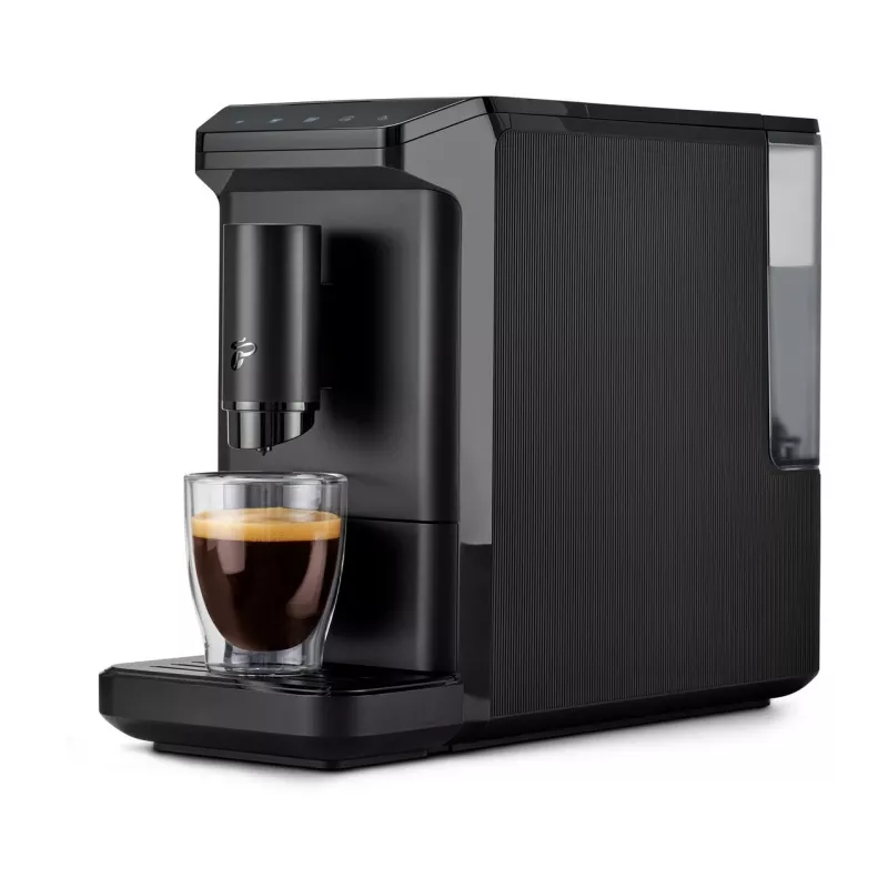 Macchina per espresso Tchibo Esperto Mini nera – compatta macchina per espresso per uso domestico