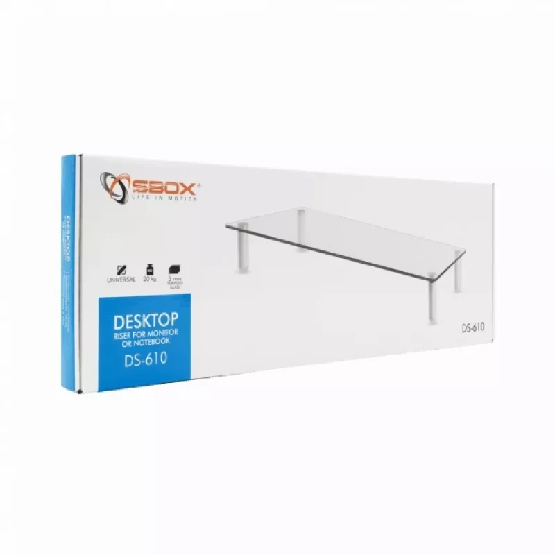 Sbox DS-610 supporto da scrivania per monitor o notebook