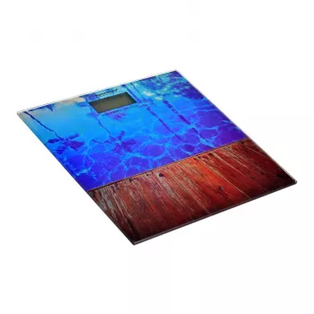 Bilancia pesapersone elettronica ESPERANZA EBS011 — piattaforma in vetro con 4 sensori, max 180 kg, precisione 100 g, display LCD 70x34 mm, batteria CR2032