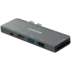 Lettore di schede SD Canyon DS-5 USB 2.0 Type-C grigio 60 Hz