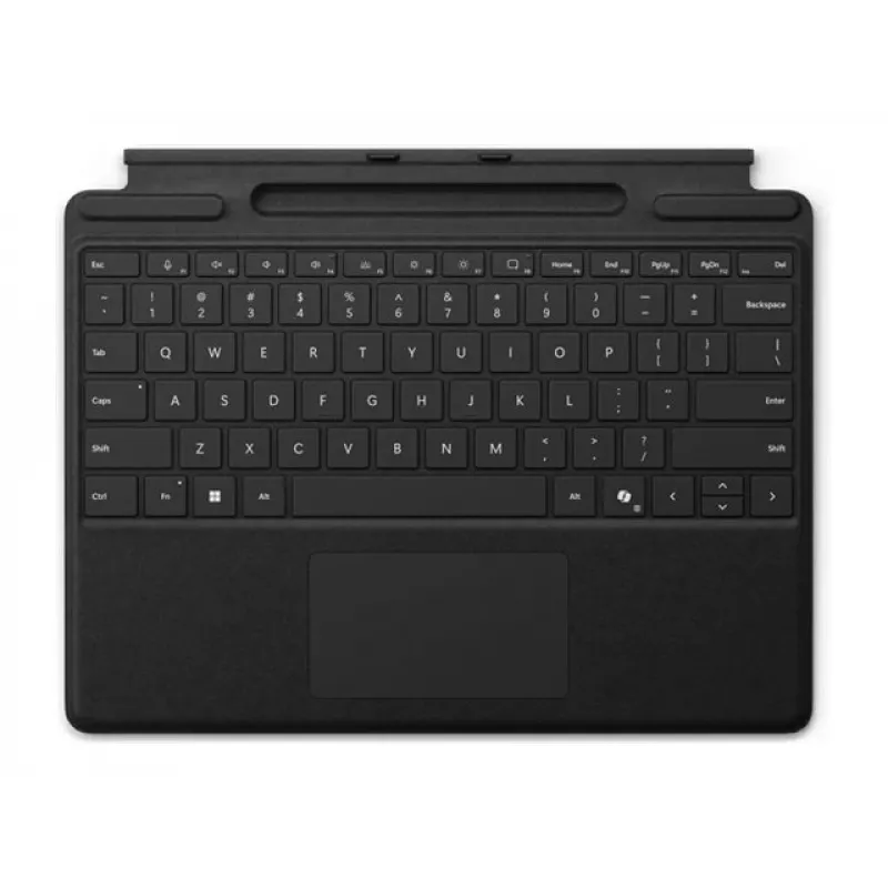 Microsoft Surface Pro tastiera con alloggiamento per Slim Pen, nera, inglese (8XB-00161)