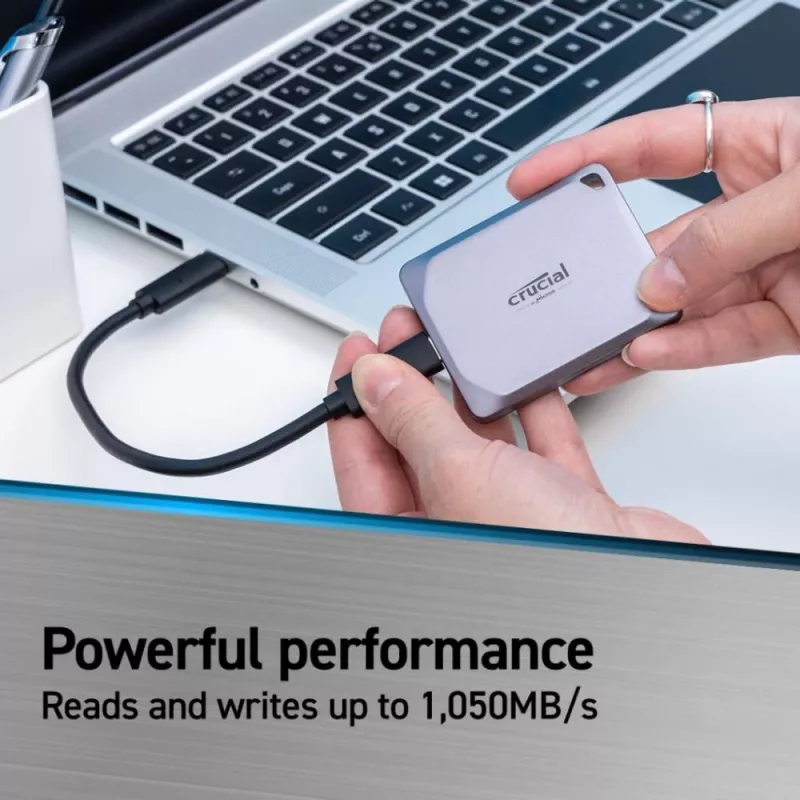 Crucial X9 Pro 4TB SSD portatile esterno USB 3.2 Gen2 Type-C