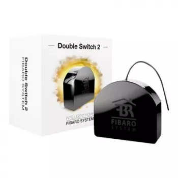Relè elettrico Fibaro FIBEFGS-223 nero — 230 V AC, 10 A, IP20, 42×38×20 mm