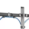 Staffa da incasso per due monitor Deluxe Ergo Office, 17-32, max. 9 kg, ER-449