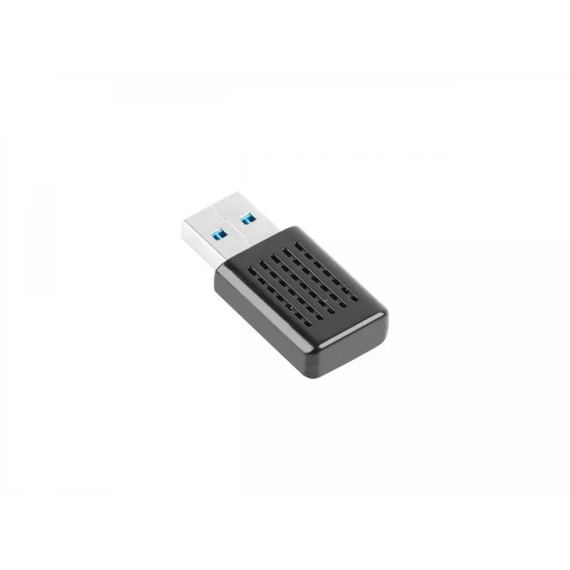 Lanberg NC-1200-WI adattatore WiFi USB 3.0 AC1200 dual-band, 2 antenne interne, nero