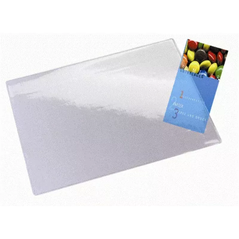 Sottomano Leitz Plus, trasparente, cloruro di polivinile (PVC), 650 mm, 500 mm, 1 pezzo
