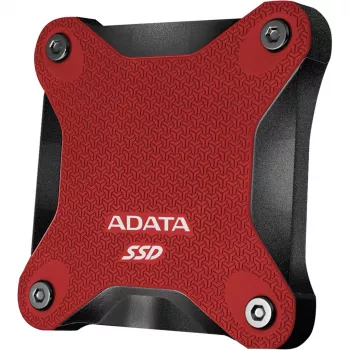 SSD esterno ADATA SD620 1 TB, portatile USB 3.2 Gen 2 (Micro-USB B), velocità di lettura 520 MB/s, velocità di scrittura 460 MB/s, antishock, rosso