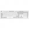 Sharkoon OfficePal K30W bianco layout DE Rubberdome