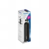 Bottiglia per carbonazione BRITA 650 ml, acciaio inox, nera, lavabile in lavastoviglie