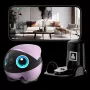 EnaBot Ebo Air 2 Plus robot mobile di monitoraggio domestico con telecamera AI lilla