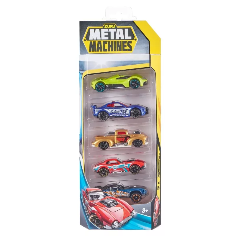 Zuru Metal Machines auto in metallo pressofuso (5 pz) 1:64, serie 2, assortite