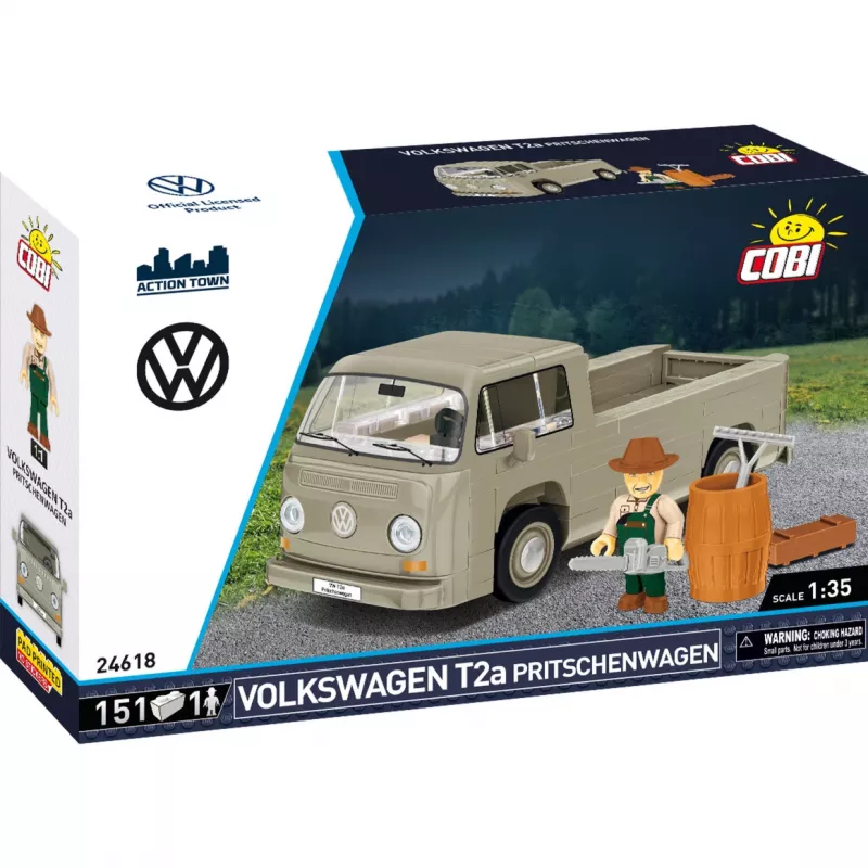 Kit di montaggio Cobi Volkswagen T2a autocarro 1:35 grigio