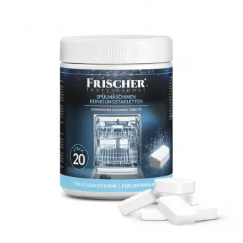 Pastiglie detergenti per lavastoviglie FRISCHER FR00206 20 pezzi 16 g — pastiglie detergenti e decalcificanti per lavastoviglie