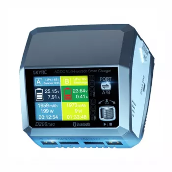 Caricabatterie SkyRC D200 neo AC DC LiPo Li-Ion LiFePO4 35A