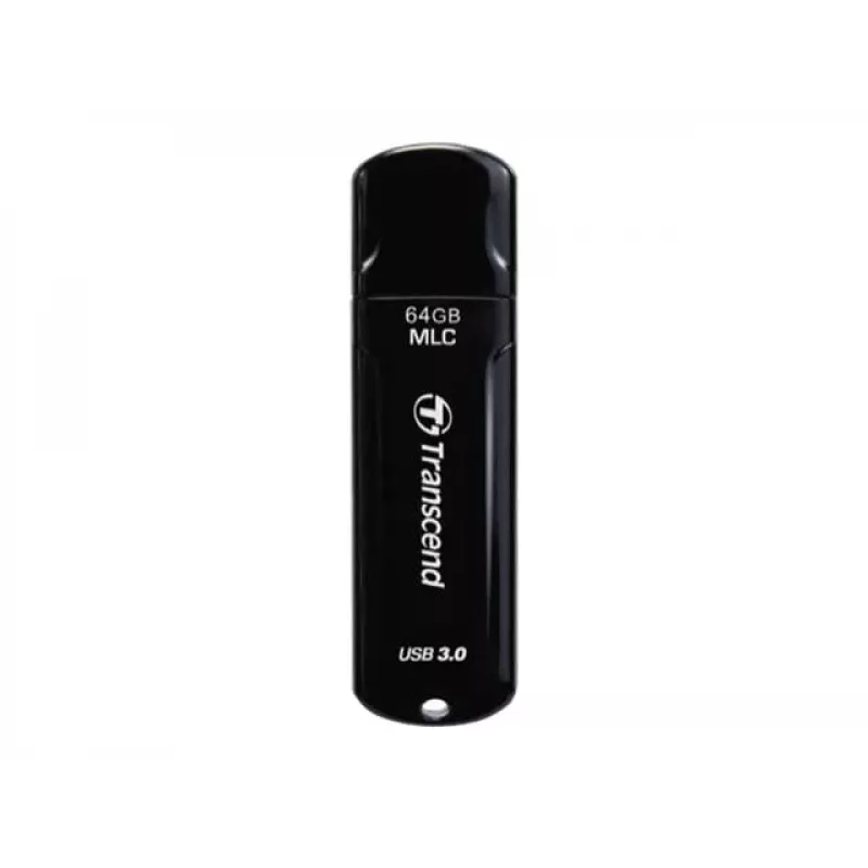 Transcend JetFlash 750 Endurance Series TS64GJF750K chiavetta USB, 64 GB, USB 3.1 Gen 1, MLC, nero pianoforte