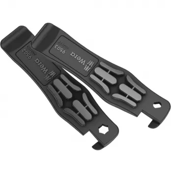 Wera Bicycle Set 13 Set di leve per pneumatici, 2 pz., nero