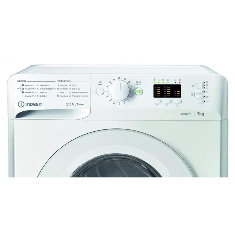 Lavatrice INDESIT MTWA71252WPL 7 kg, carica frontale, classe energetica E