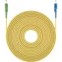 Goobay 59664 Cavo in fibra ottica 20 m SC/APC SC/UPC FTTH OS2 giallo (59664)