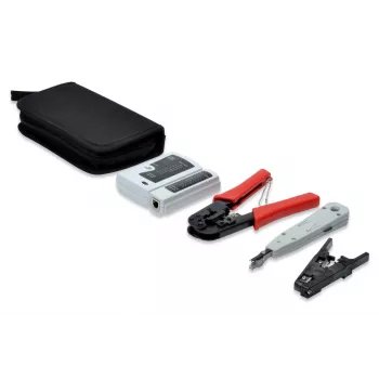 Set di attrezzi per rete Digitus DN-94022 per installazioni CAT 5e, CAT 6, CAT 7